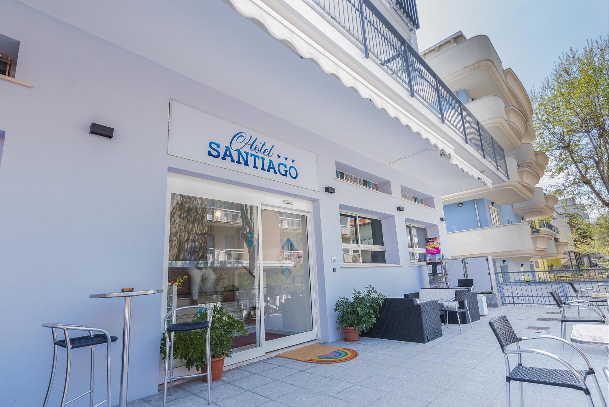 Hotel Santiago Rimini Bagian luar foto
